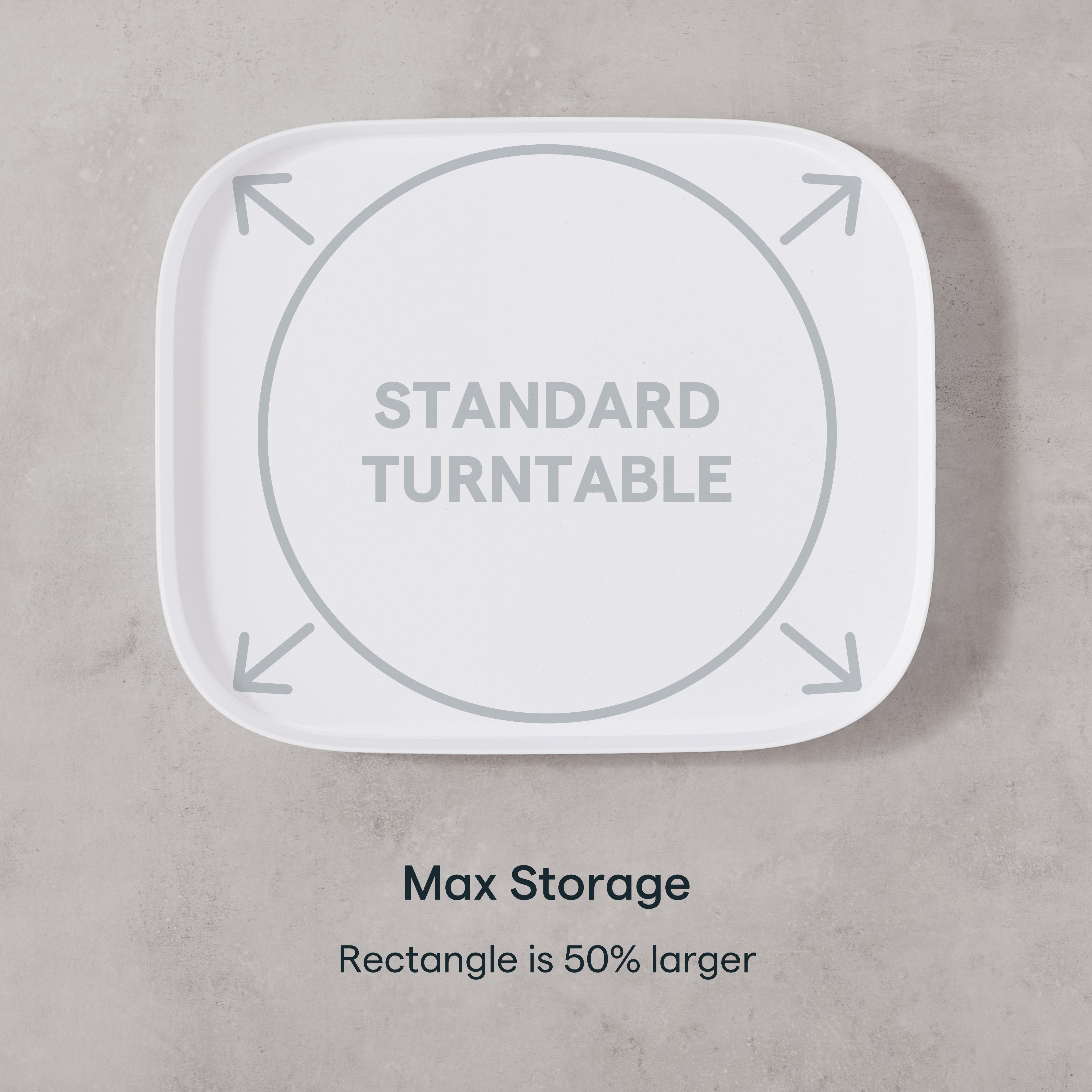 MagicTrack™ Rectangle Turntable – YouCopia