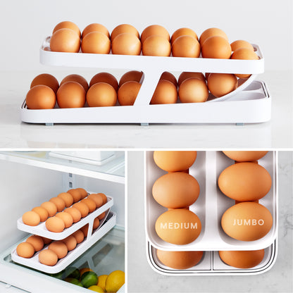 RollDown® Egg Dispenser, Double Track