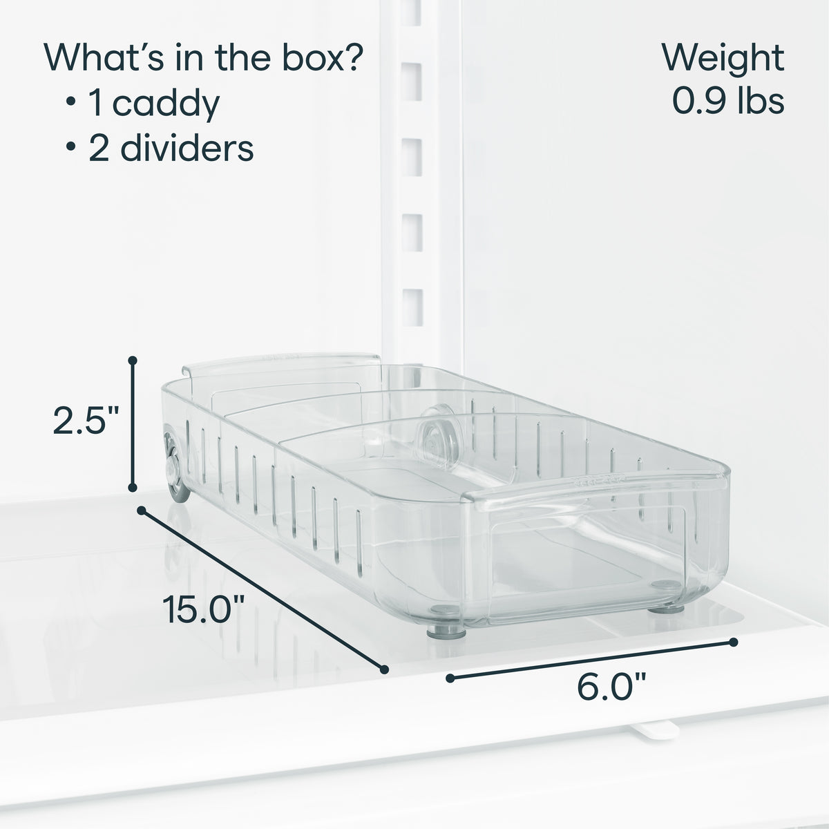 RollOut® Fridge Caddy, 6”