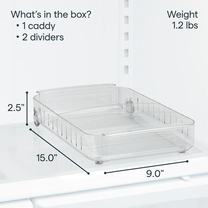 RollOut® Fridge Caddy, 9”