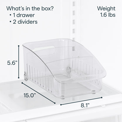 RollOut® Fridge Drawer, 8”