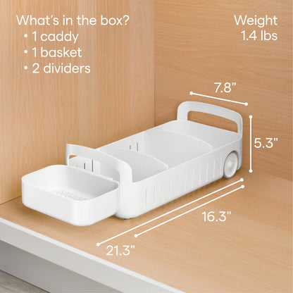 RollOut® Under Sink Caddy, 8”