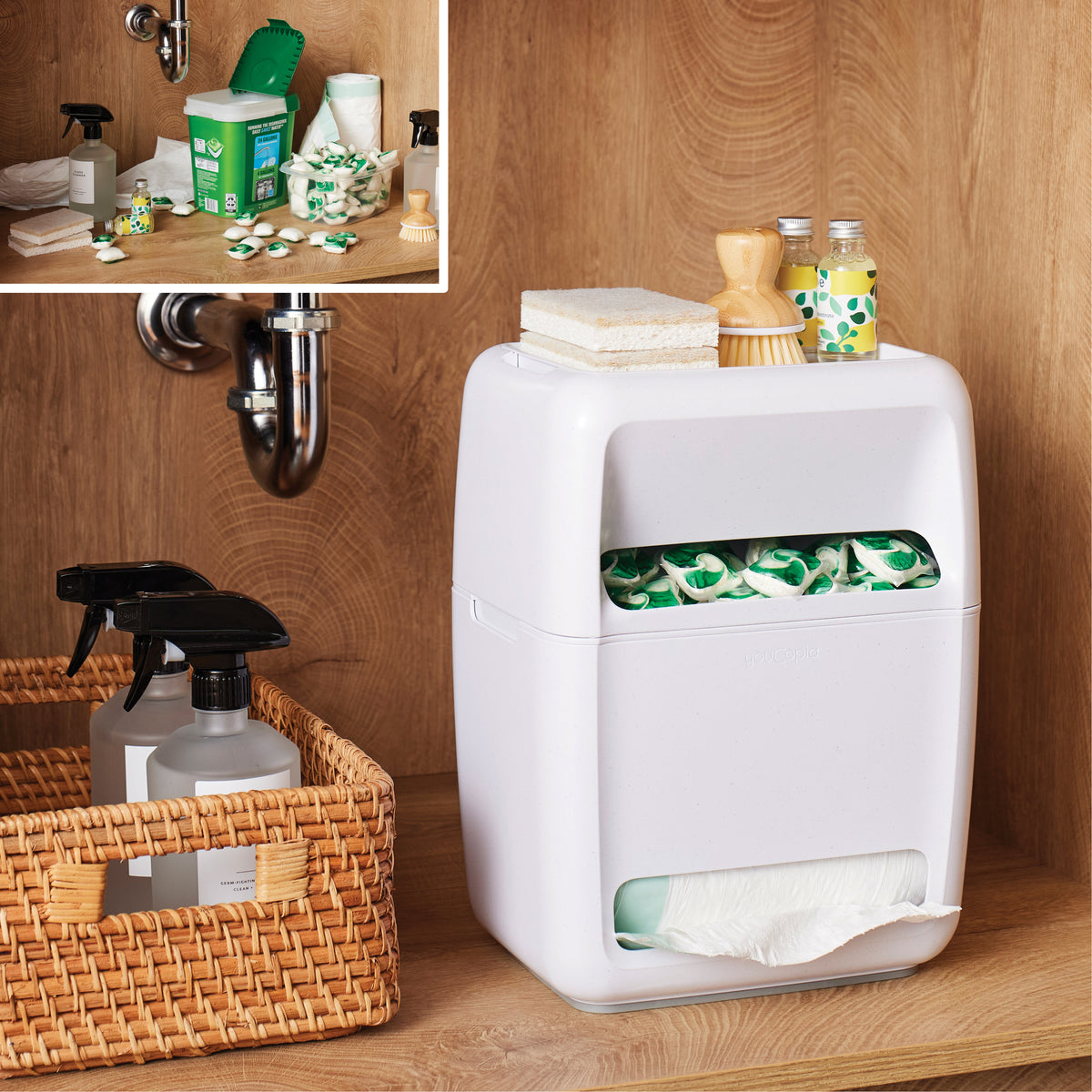 SinkSuite® Garbage Bag & Pod Dispenser