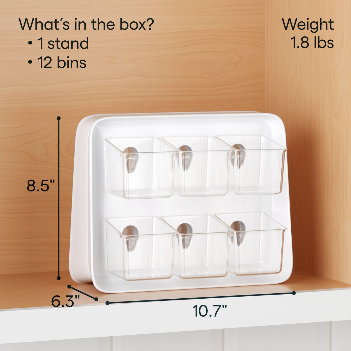 SipStation™ 120 Tea Bag Organizer Caddy