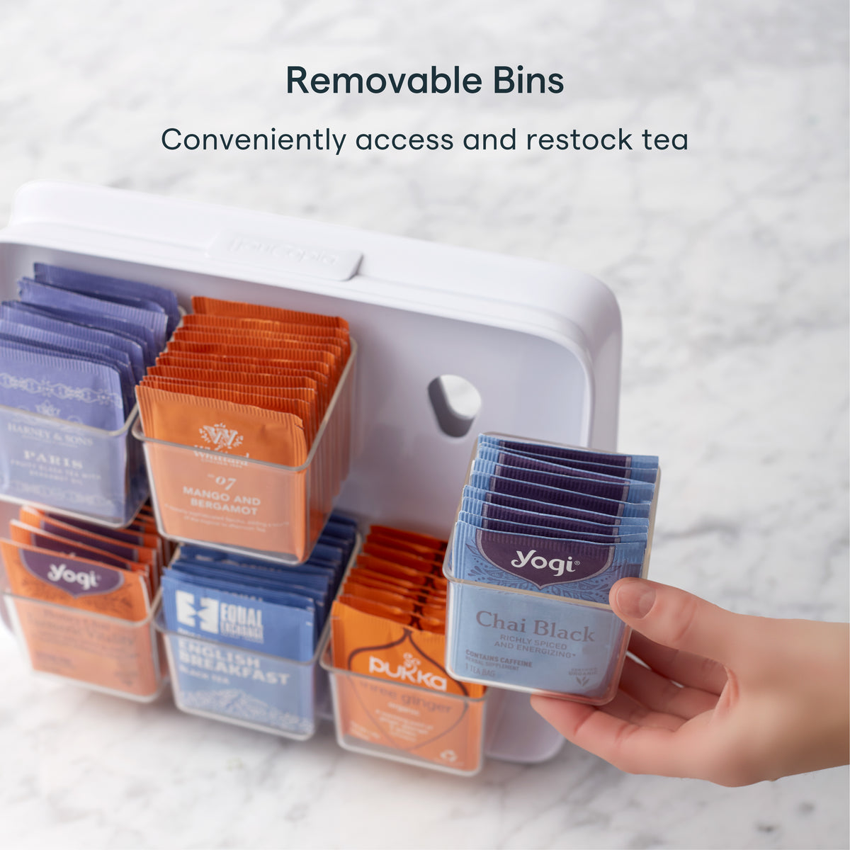 SipStation™ 120 Tea Bag Organizer Caddy