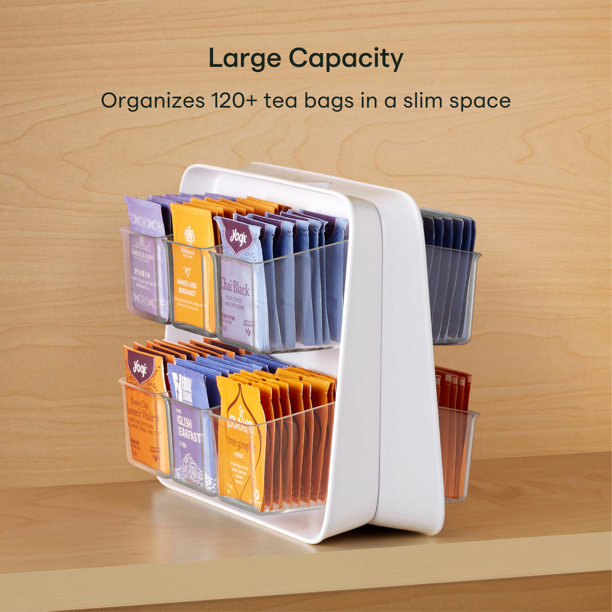 SipStation™ 120 Tea Bag Organizer Caddy