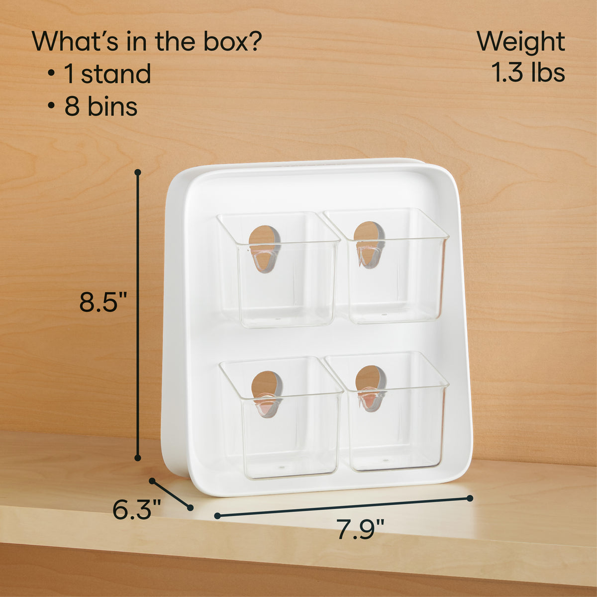 SipStation™ 80 Tea Bag Organizer Caddy