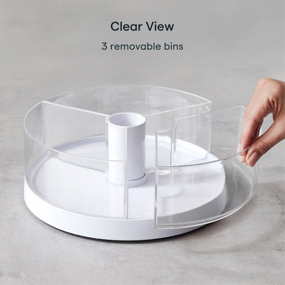 SmoothSpin™ Turntable with 3 Bins