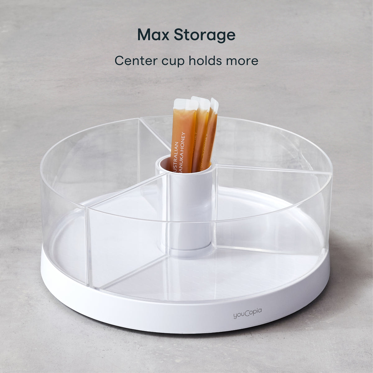 SmoothSpin™ Turntable with 3 Bins