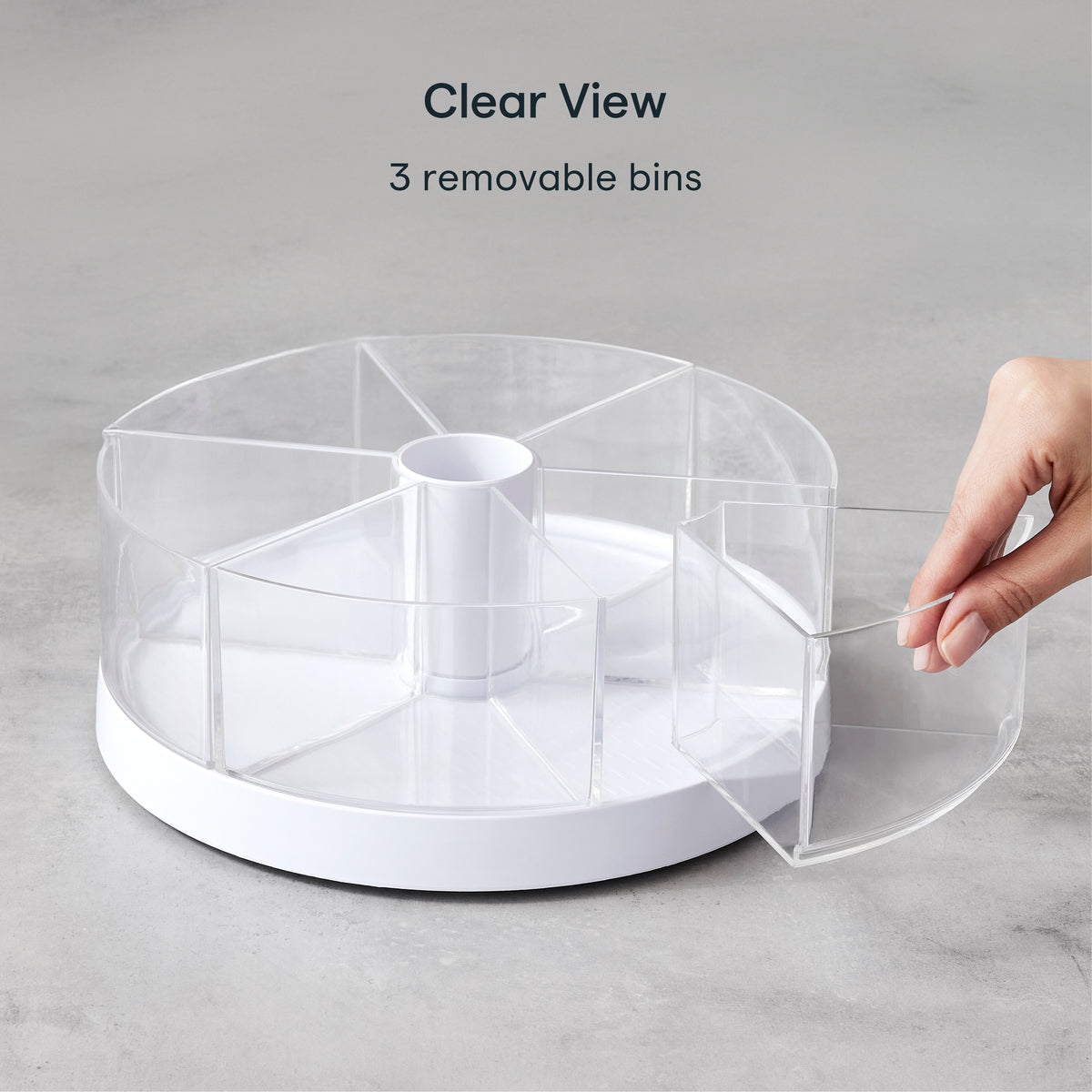 SmoothSpin™ Turntable with 6 Bins
