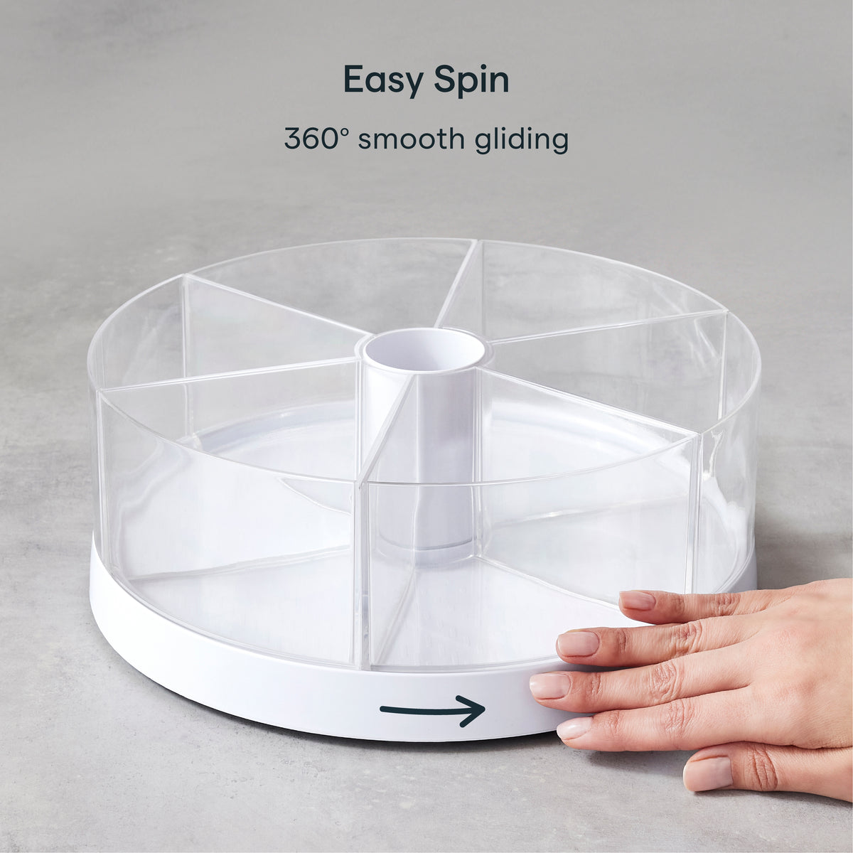 SmoothSpin™ Turntable with 6 Bins