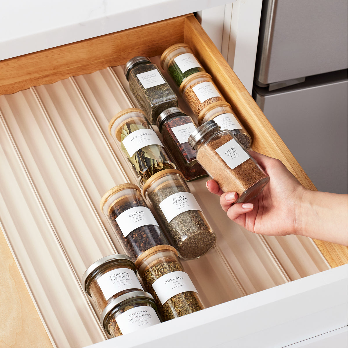 SpiceLiner® Spice Drawer Organizer, Sandstone