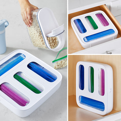 StoraBag™ Food Bag Dispenser, 4 Slot Large