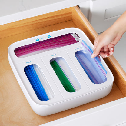 StoraBag™ Food Bag Dispenser, 4 Slot Large
