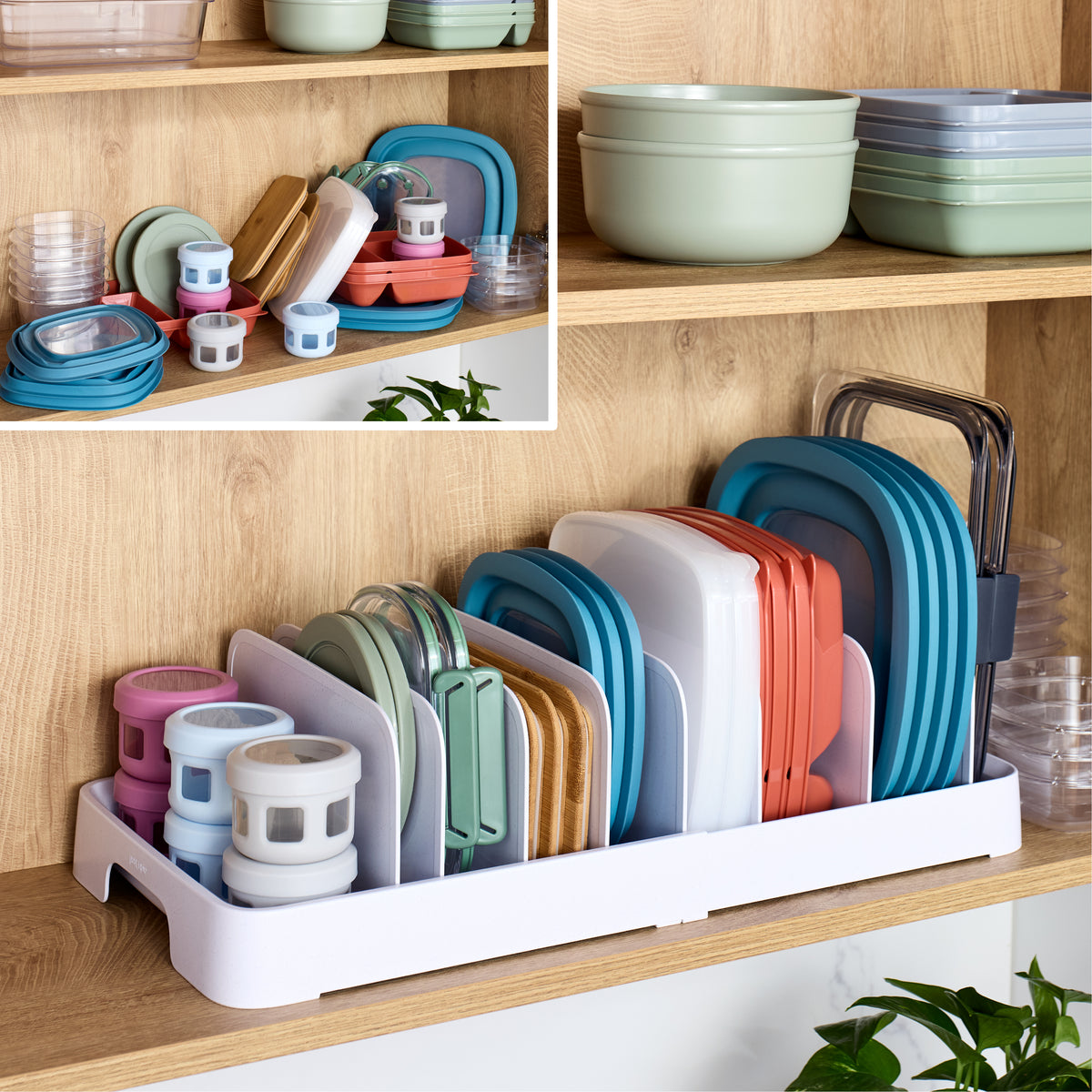 StoraLid® Expandable Container Lid Organizer, 40 Lid