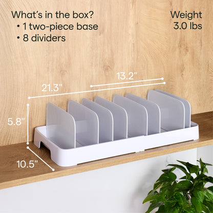 StoraLid® Expandable Container Lid Organizer, 40 Lid