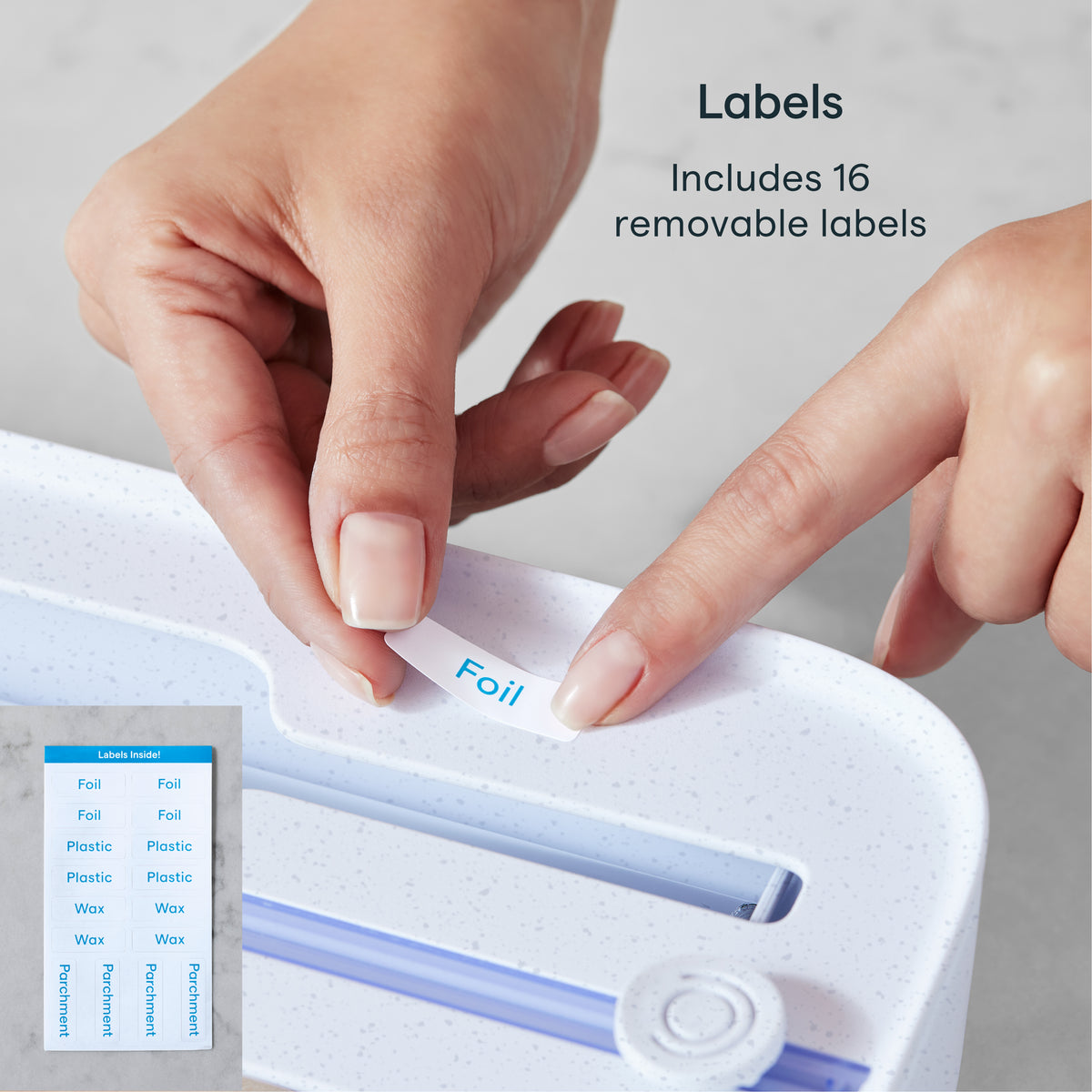 StoraRoll™ Food Wrap Dispenser 2-in-1