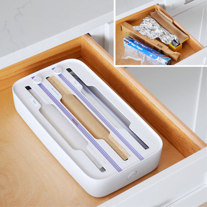 StoraRoll™ Food Wrap Dispenser, 3-in-1