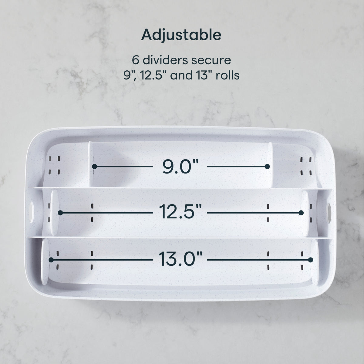 StoraRoll™ Food Wrap Dispenser, 3-in-1