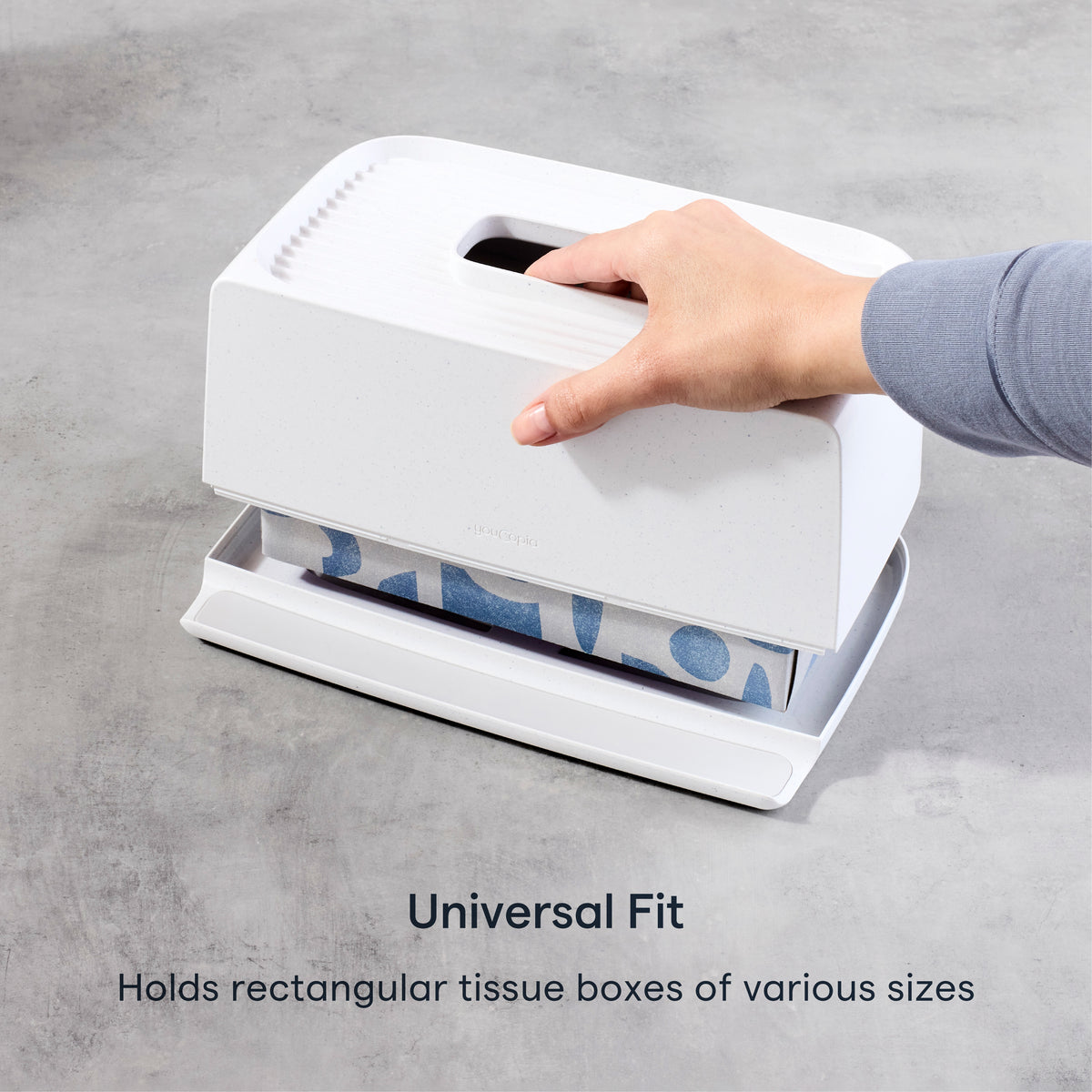 The Ledge™ Tissue Holder, Rectangular