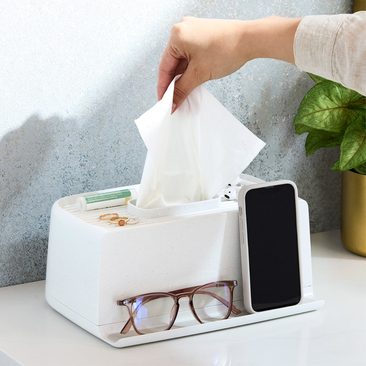 The Ledge™ Tissue Holder, Rectangular