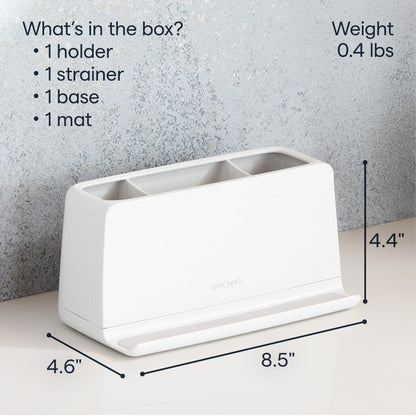 The Ledge™ Toothbrush Holder, 3 Slot