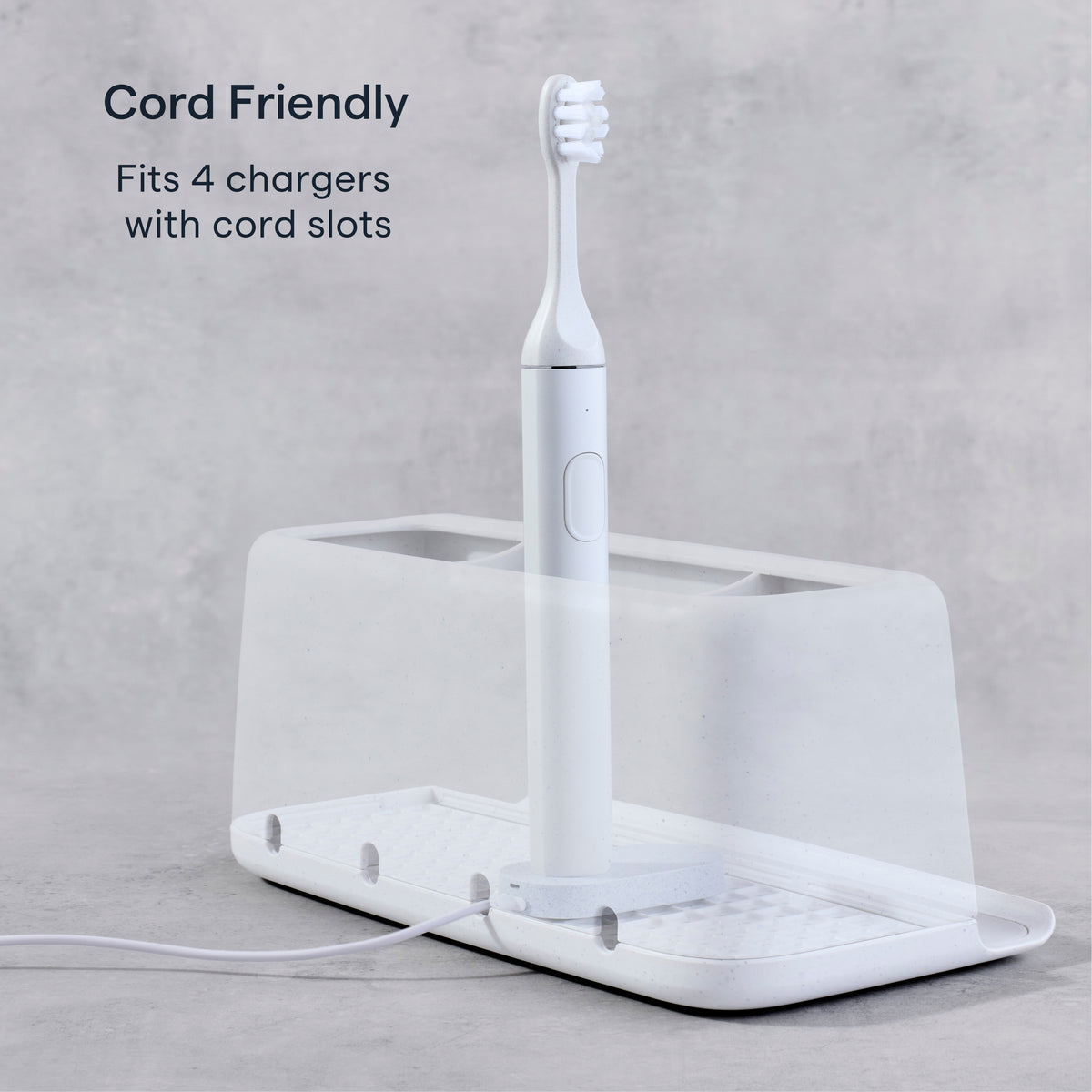 The Ledge™ Toothbrush Holder, 3 Slot