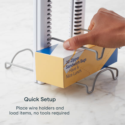 WrapStand® Kitchen Wrap Foil and Bag Caddy