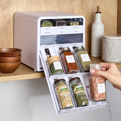 SpiceStack Spice Organizer, Hero, Pull Down Spice Rack, Lifestyle