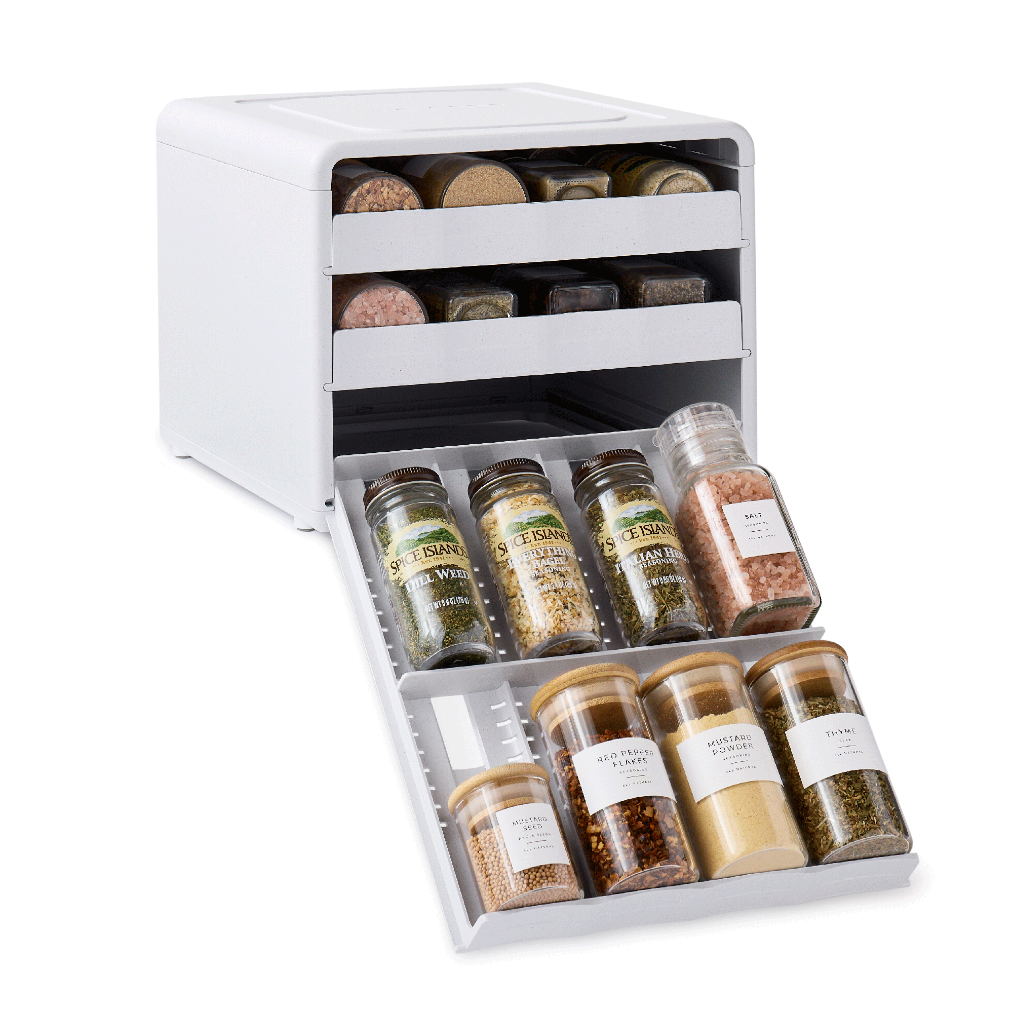 SpiceStack® Spice Bottle Organizer, 24 Bottle