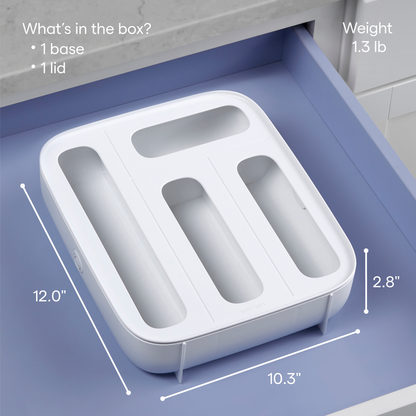 StoraBag™ Food Bag Dispenser, 4-Slot