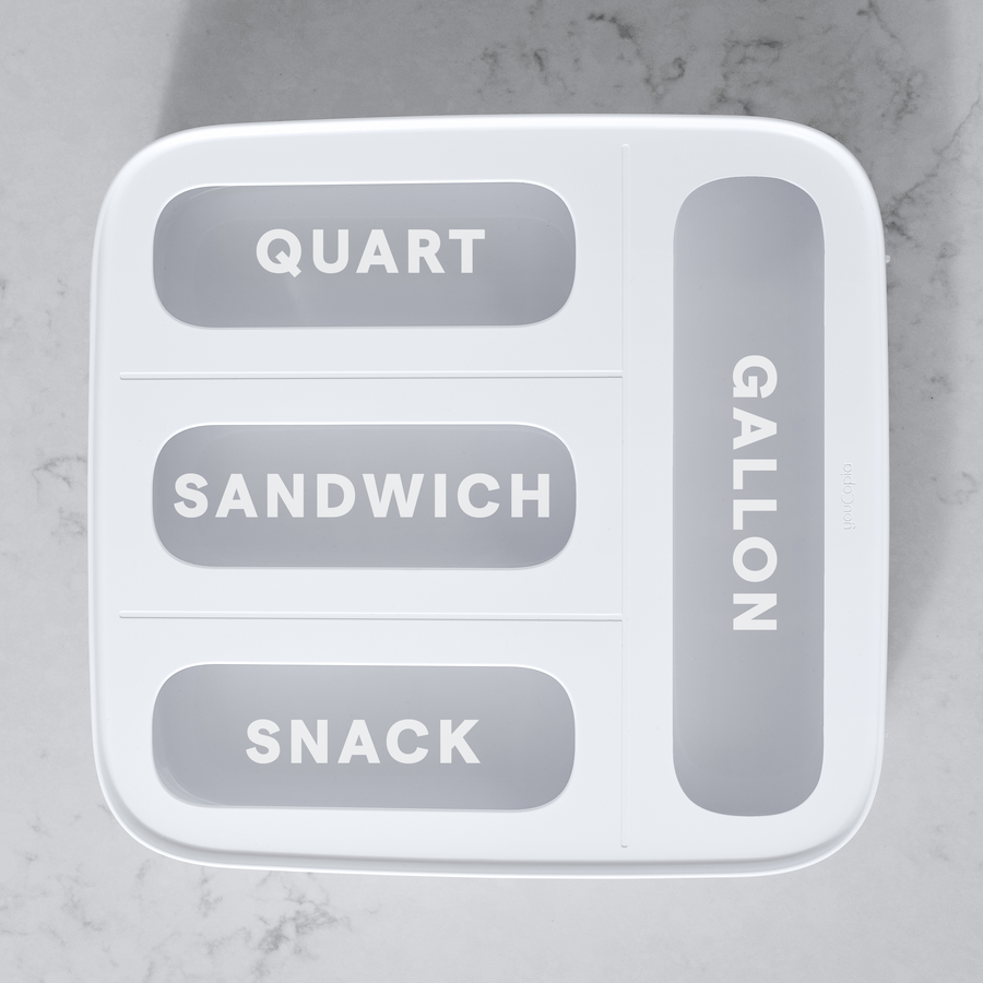 StoraBag™ Food Bag Dispenser, Family Size 4-Slot