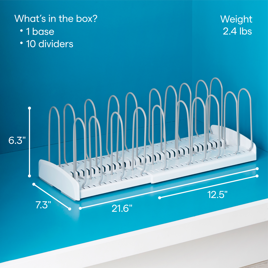 StoreMore® Expandable Pan and Lid Rack