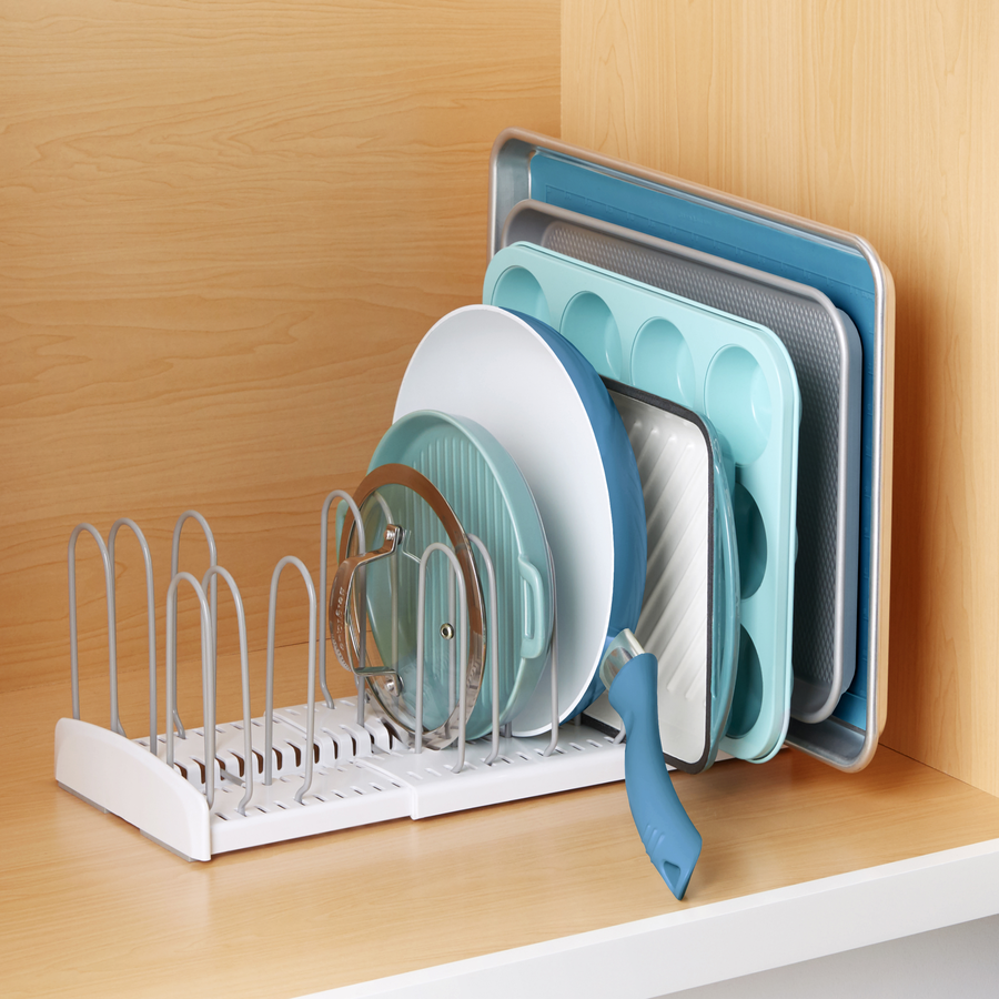 StoreMore Expandable Pan and Lid Rack