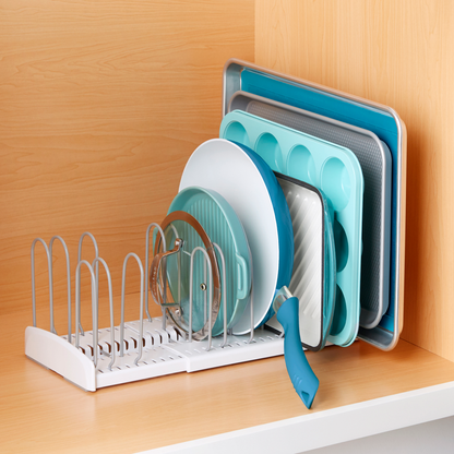 StoreMore® Expandable Pan and Lid Rack