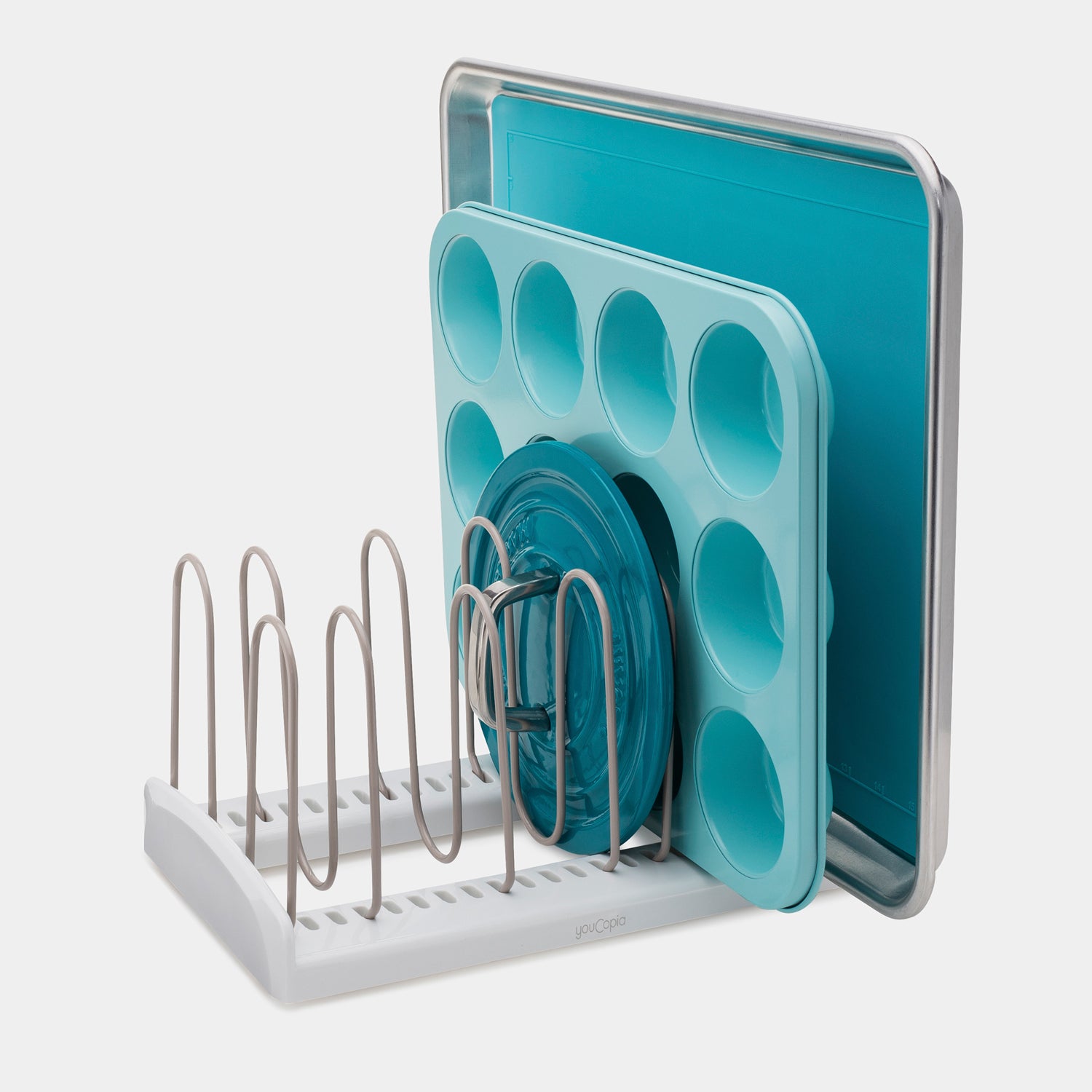 YouCopia StoreMore® Adjustable Pan and Lid Rack