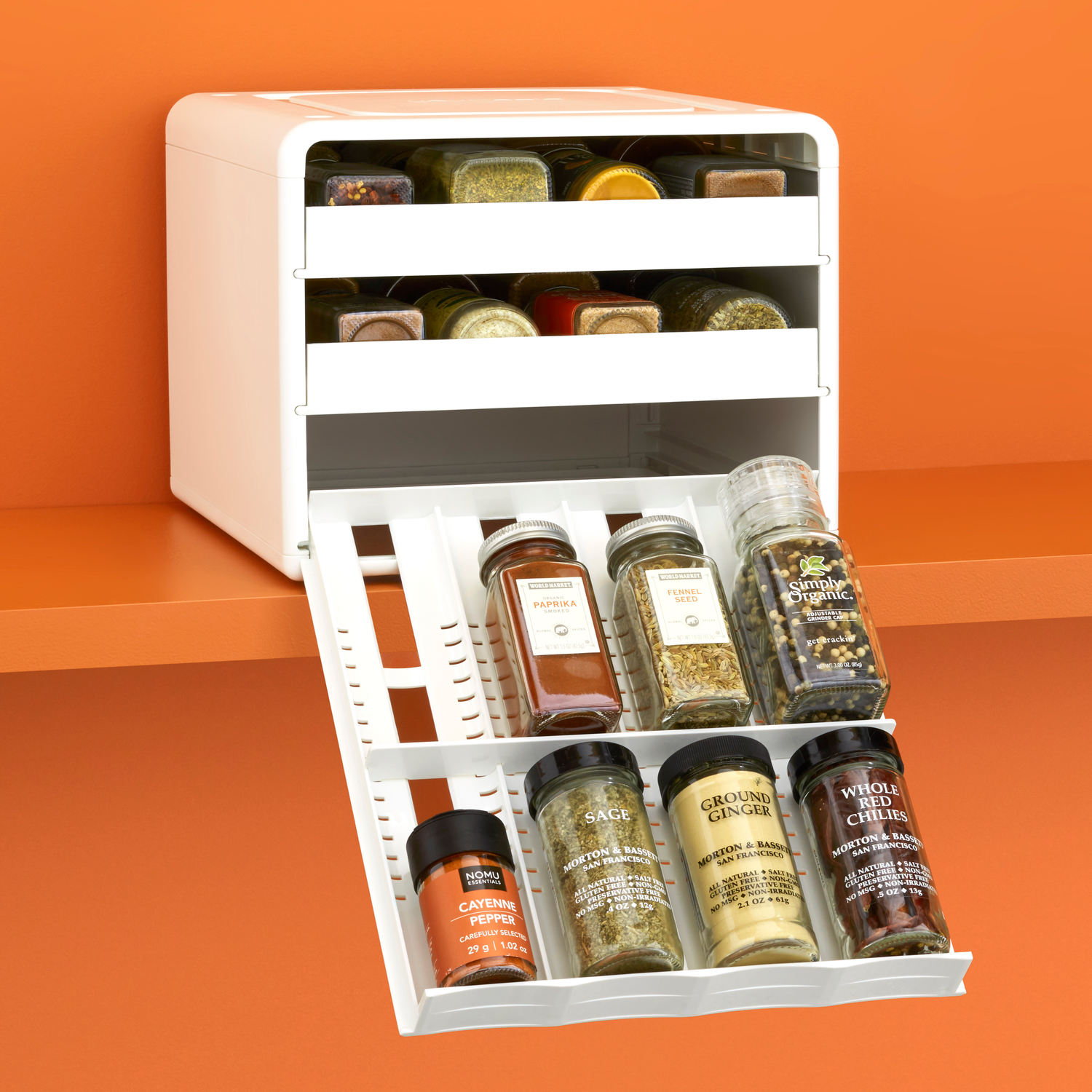 Youcopia spicestack adjustable spice rack organizer 50188 2025