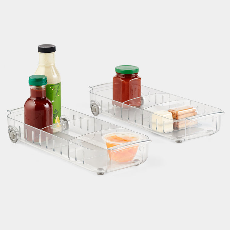 RollOut® Fridge Caddy, 6”, 2-Pack