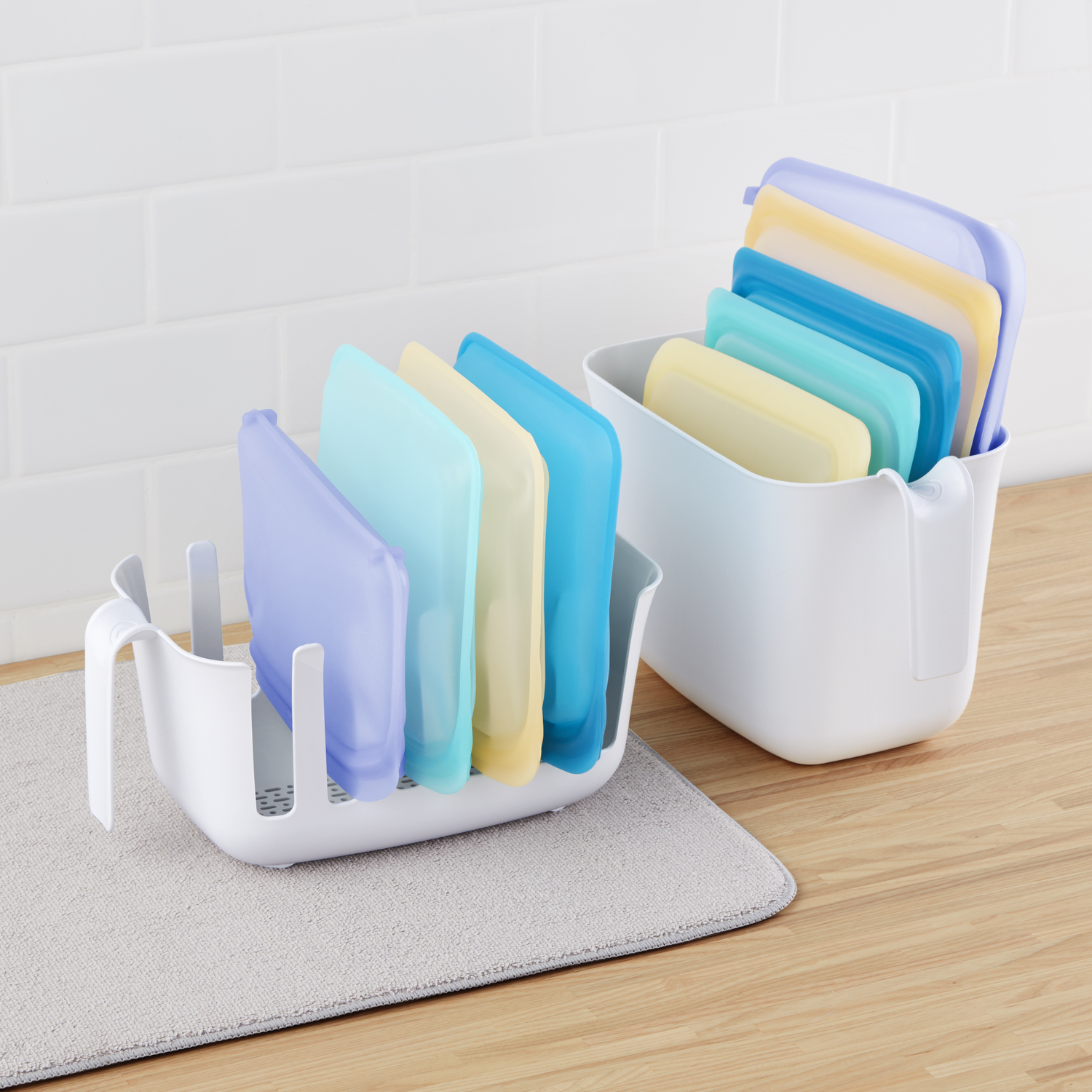 Dry+Store™ Bag Drying Rack and Bin Set