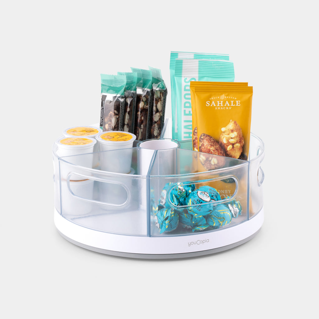 Crazy Susan® Turntable Organizer with 6 Bins