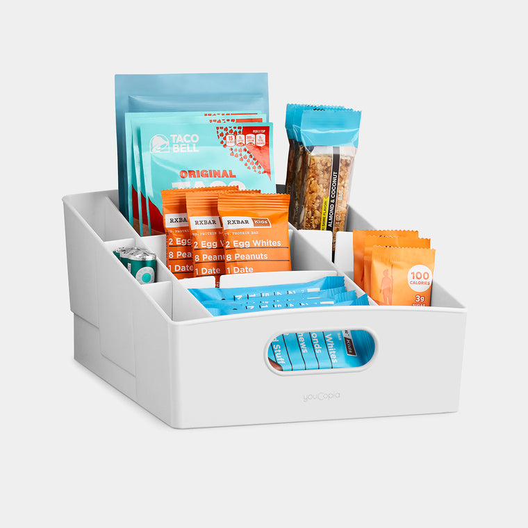 ShelfBin™ 3-Tier Packet and Snack Bin Organizer, Medium