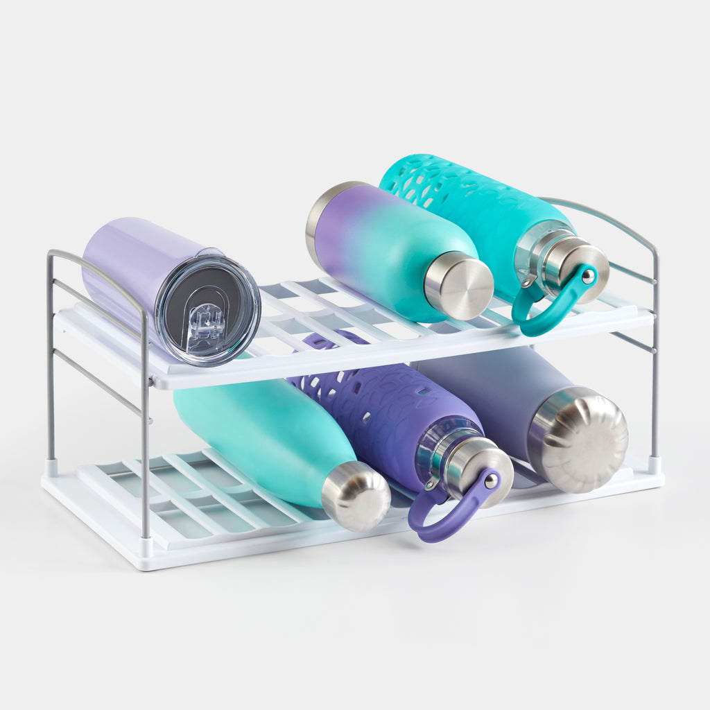 UpSpace® Bottle Organizer, 2-Shelf Wide