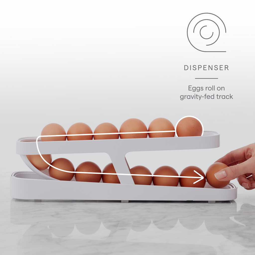 Large Capacity Egg Holder For Refrigerator Door,Egg Dispenser For  Refrigerator,3 Layer Egg Storage Container For Refrigerator